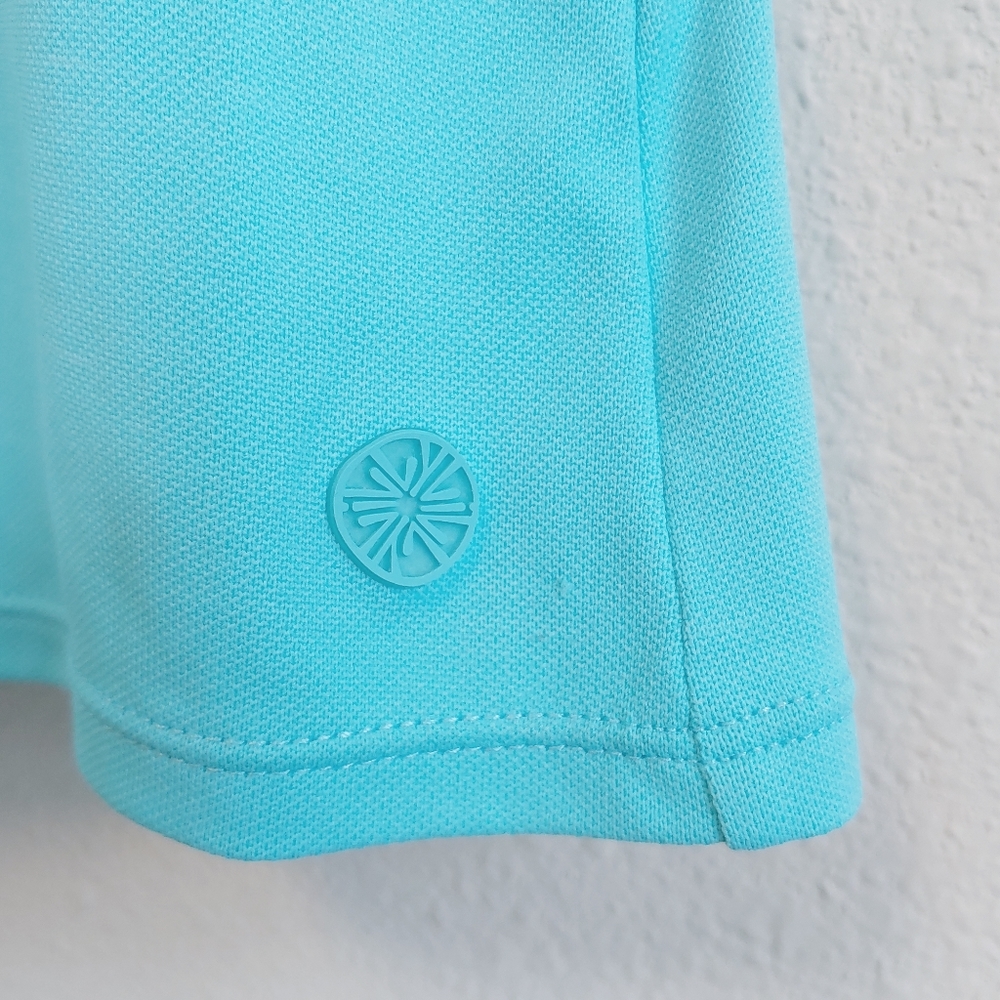 Lilly Pulitzer Luxletic Martina Polo Celestial Blue Top Sz XS. Like NEW!! - Picture 2 of 8